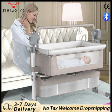 Smart Baby Crib with Bluetooth